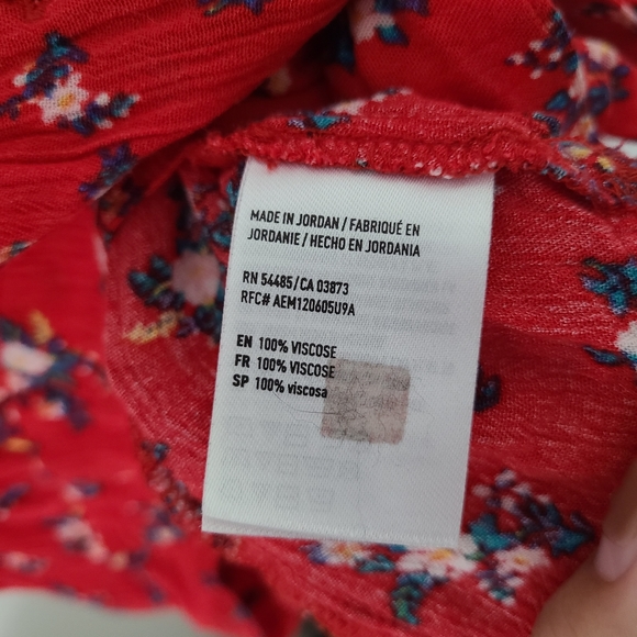 AMERICAN EAGLE Floral Crop Top - Picture 3 of 4